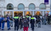 Взрыв около ресторана Balzi Rossi на Кудринской площади в Москве.